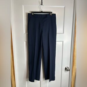 Talbots Women’s 10P Linen Blend Lightweight Pants Navy Career Casual 5621